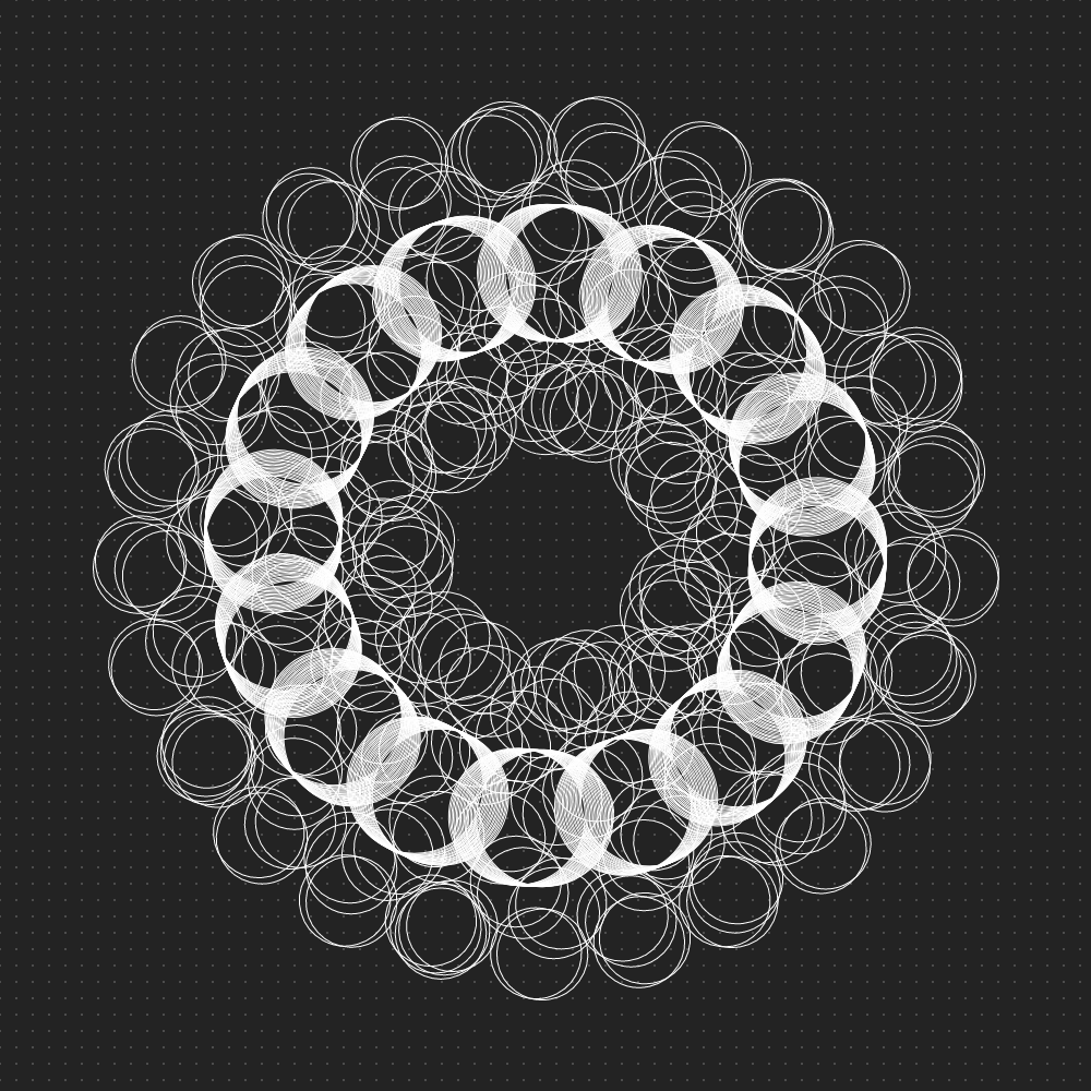 Spirographic Symphony #5 static token preview