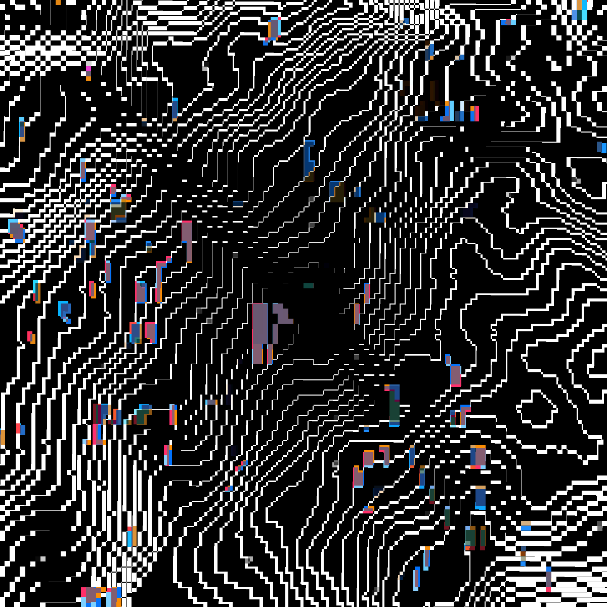 Pixel Topography #6 static token preview