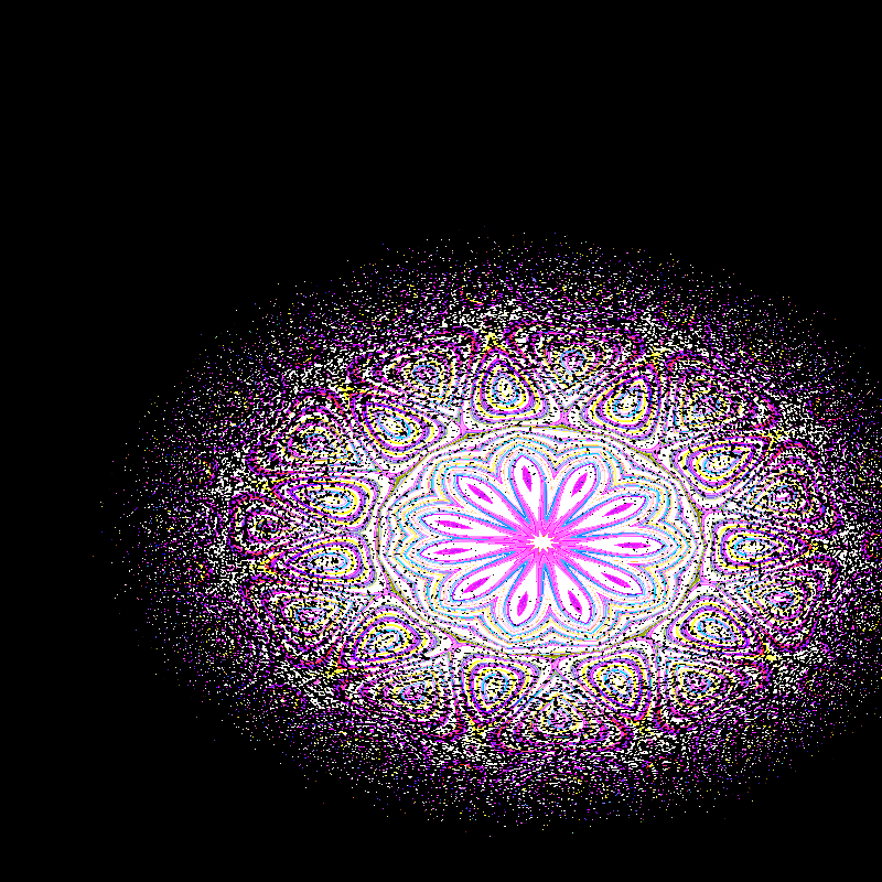 Flowerverse.xyz - (re)generative project #10 static token preview