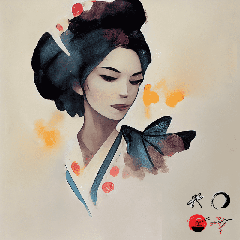Butterfly Geisha #1 static token preview