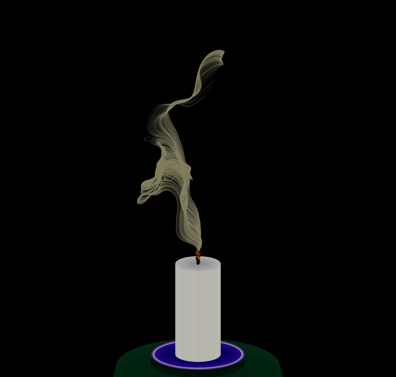 Candle in the Light Breeze #18 static token preview