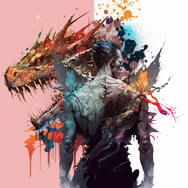 Dragon Bloke #19 static token preview