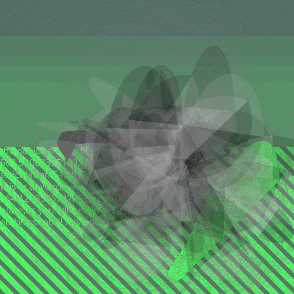 Generative composition: object in space #8 static token preview