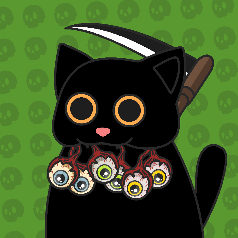 Addams Cat #19 static token preview