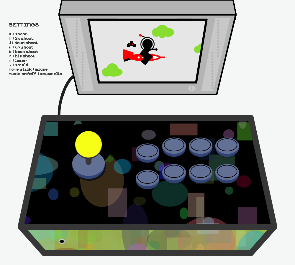 Arcade stick #4 static token preview