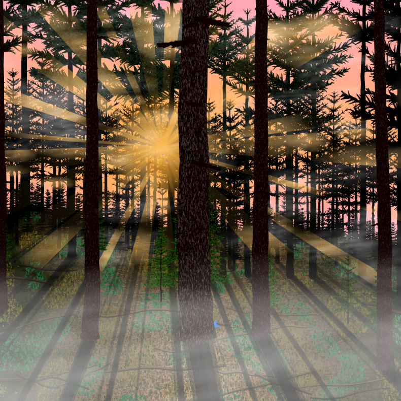 Forest Sunrise #18 static token preview