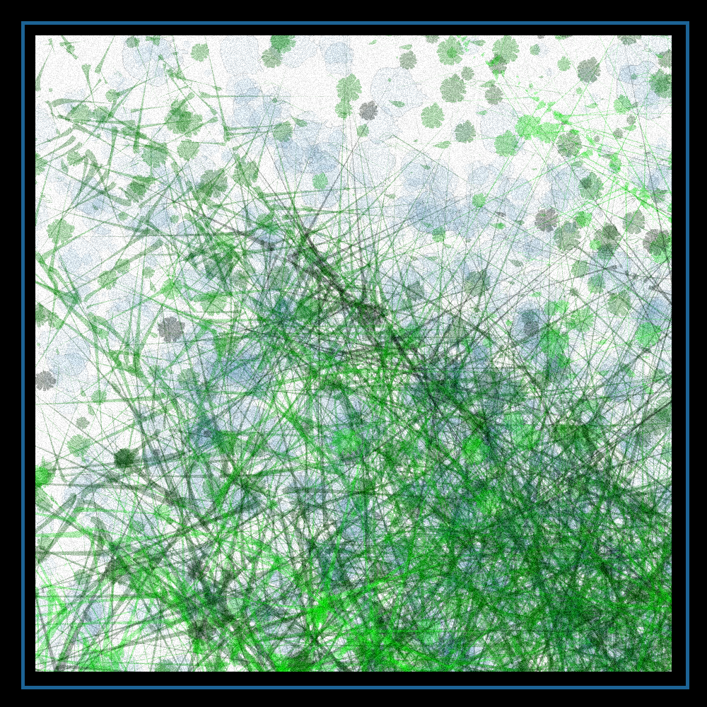 Abstract painting - vegetation #11 static token preview