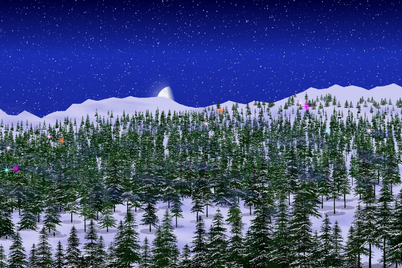 Evergreen Lights #23 static token preview