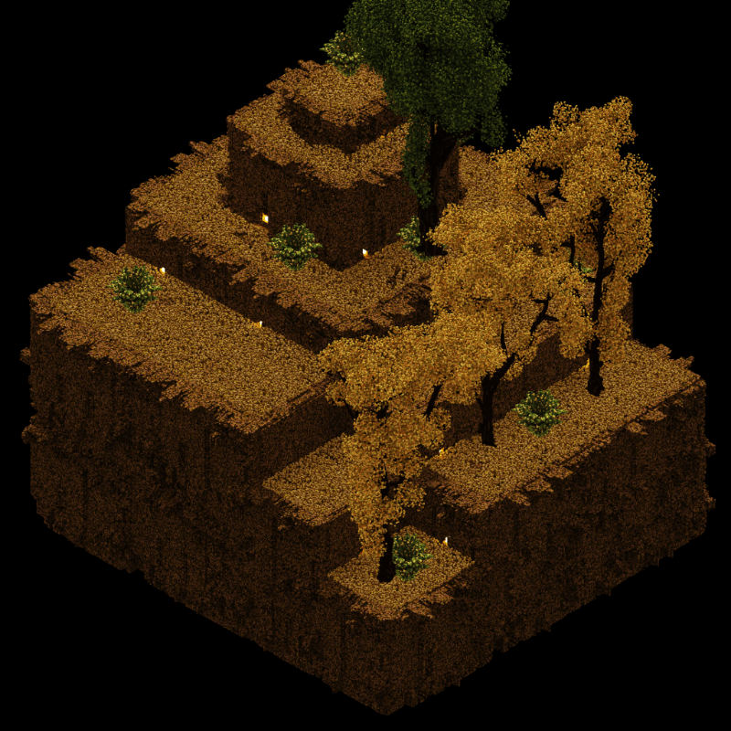 Voxel Temple #1 static token preview