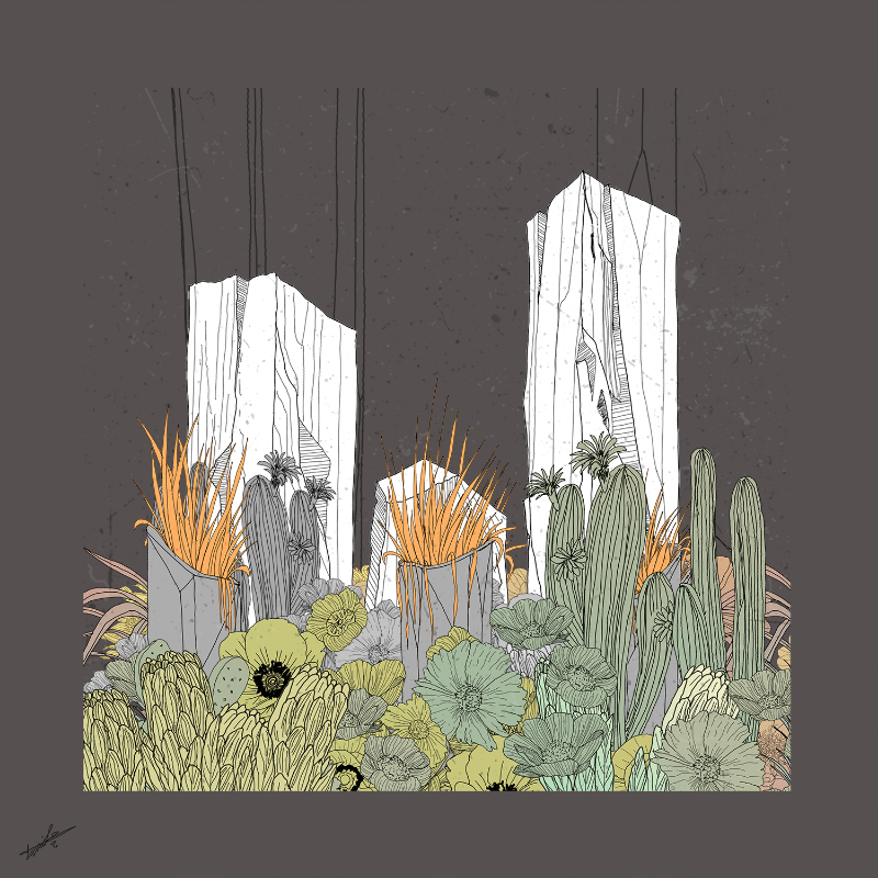 Garden of Lines #Rocks_Blooms #10 static token preview