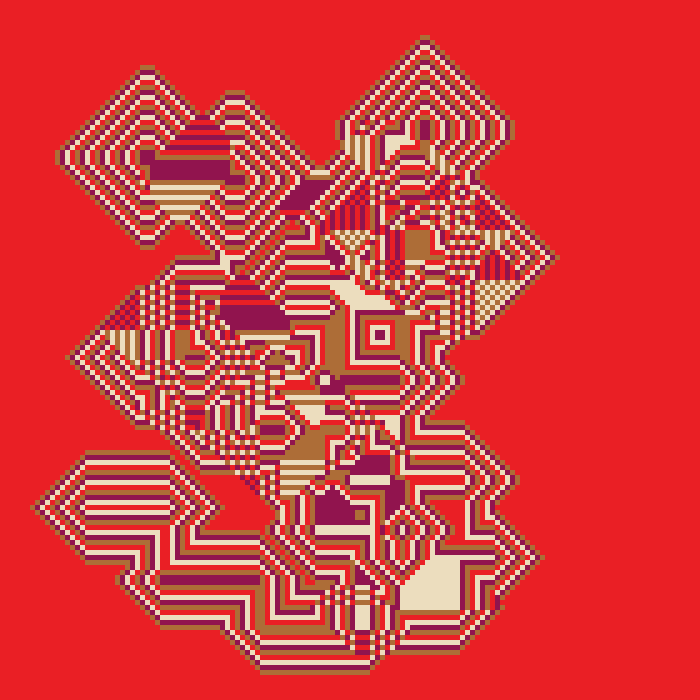 Superimposed Octagonal Pyramids #23 static token preview