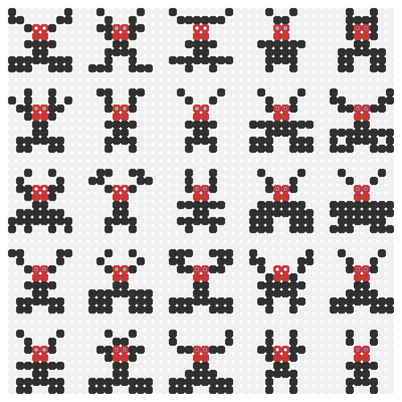 8x8 Pixel Creatures #24 static token preview