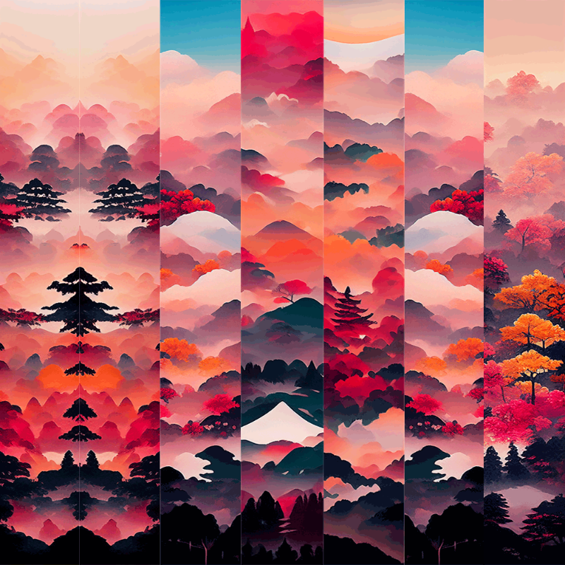 AI Japanese Autumn #4 static token preview