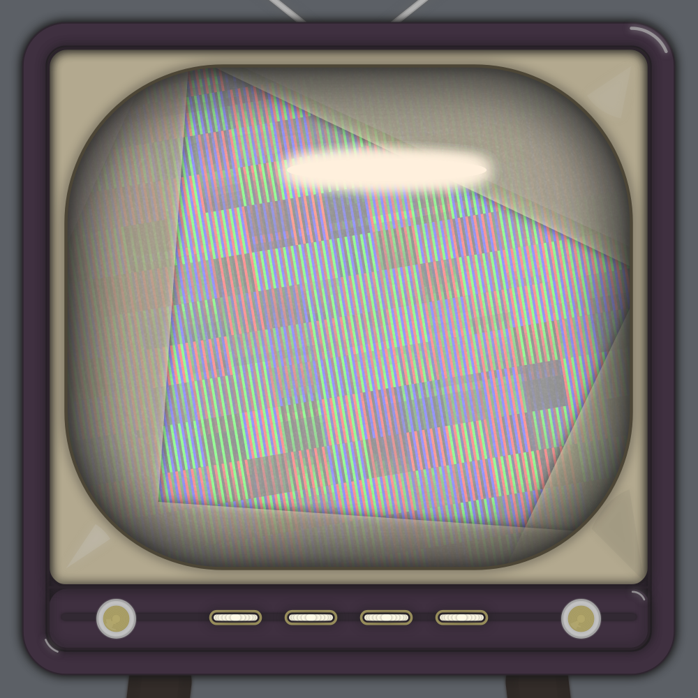 broken TV #6 static token preview