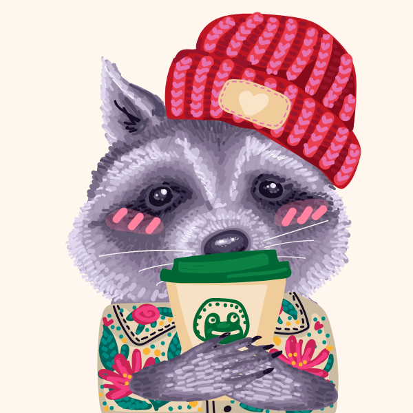 Cool Raccoon Collection #50 static token preview