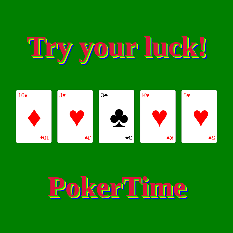 Try your Luck: PokerTime #8 static token preview
