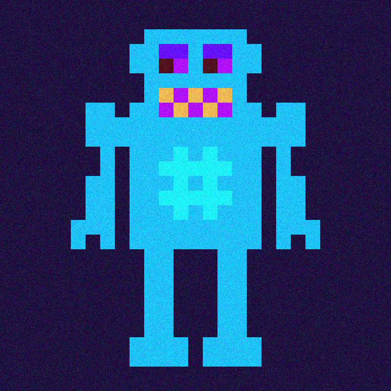 Pixelbots #11 static token preview