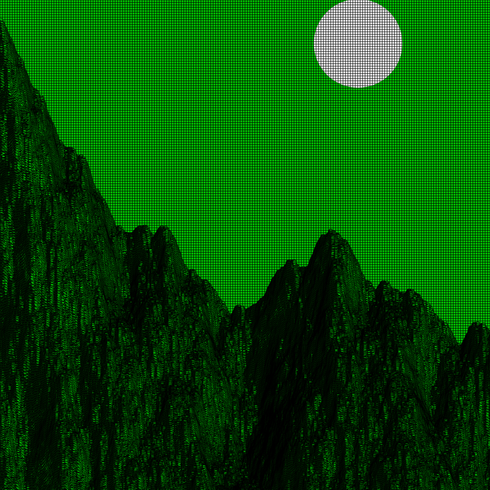 Classic generative landscape #7 static token preview