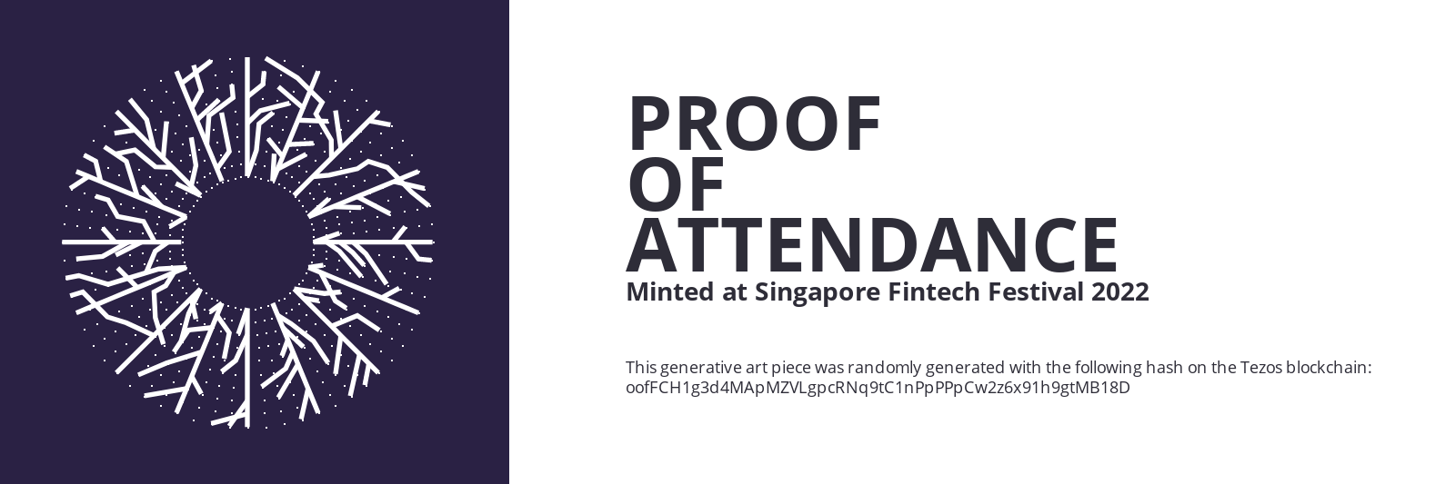 SFF2022 Proof of Attendance Token #1681 static token preview