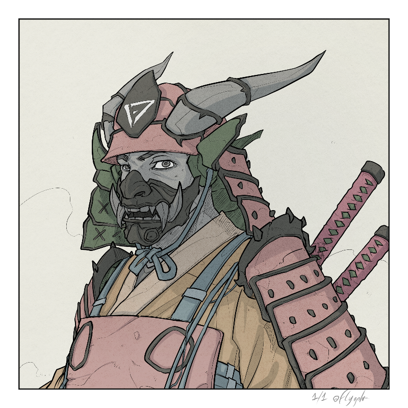 侍 (SAMURAI) #23 static token preview