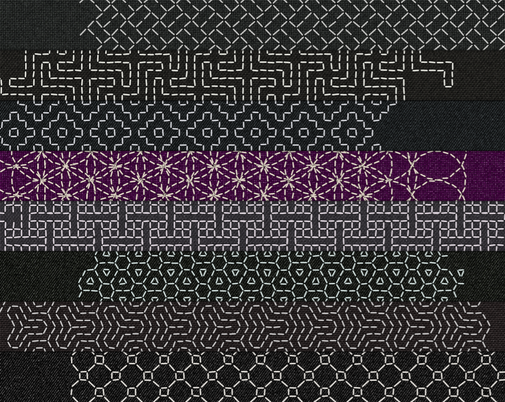 Sashiko #4 static token preview