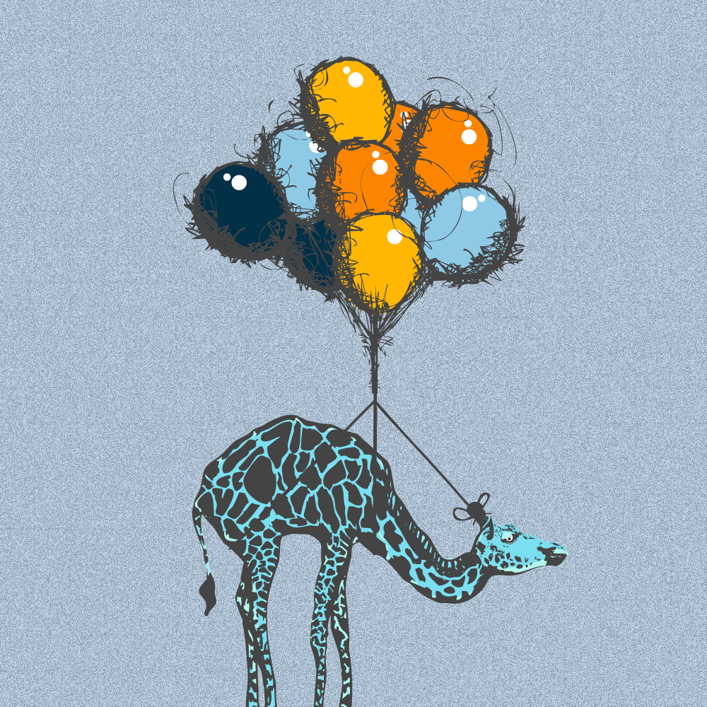 Flying Giraffe #5 static token preview