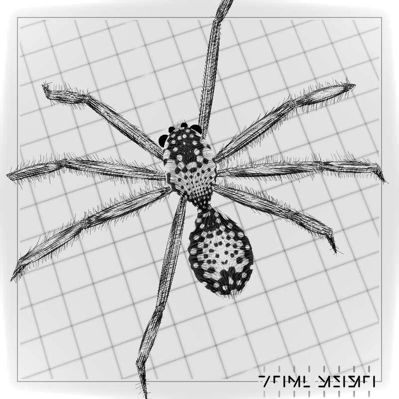 Impure Spiders #23 static token preview