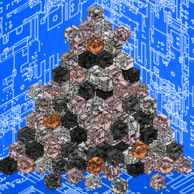 Chaotic Cube #23 static token preview