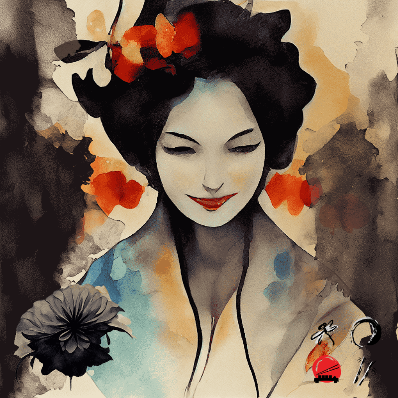 calm geisha #3 static token preview