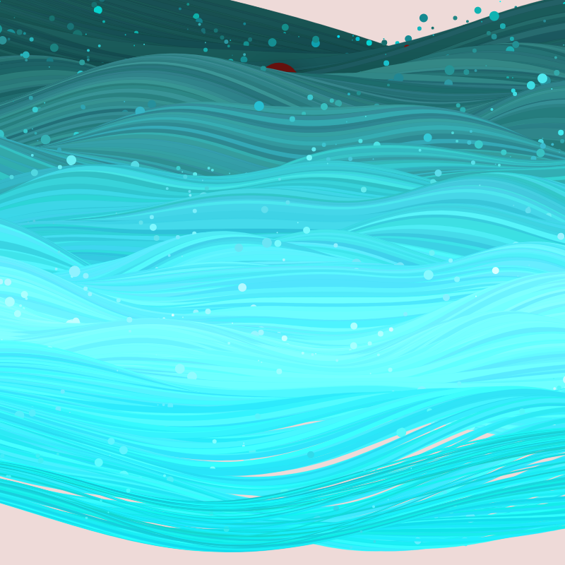 The Ocean Waves #6 static token preview