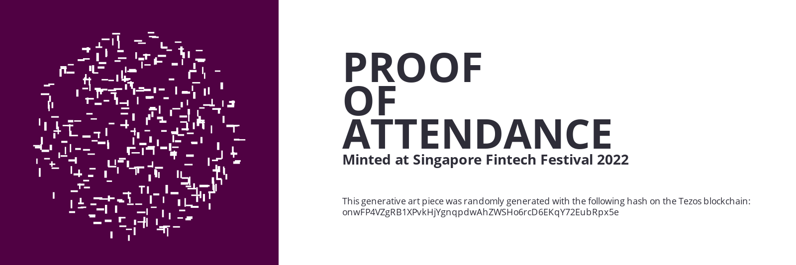 SFF2022 Proof of Attendance Token #1785 static token preview