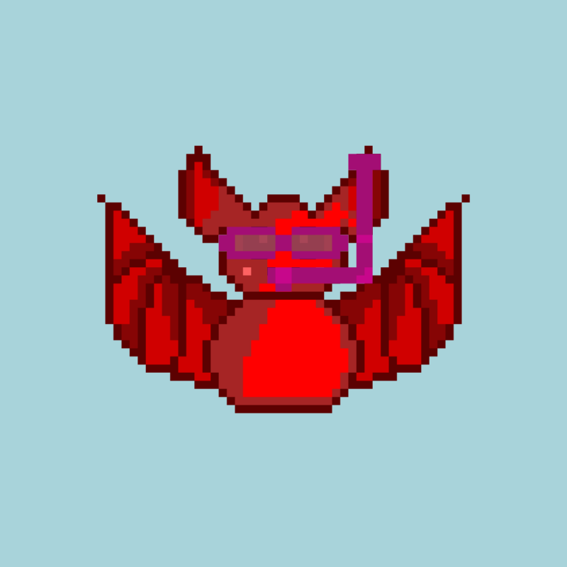 Generative Pixie Bat #13 static token preview
