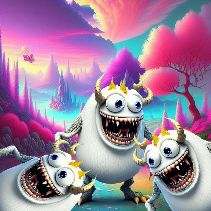 Candy Monsters #5 static token preview