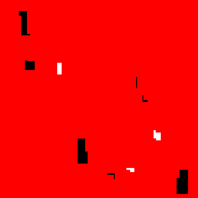 White & Black & Red All Over #23 static token preview