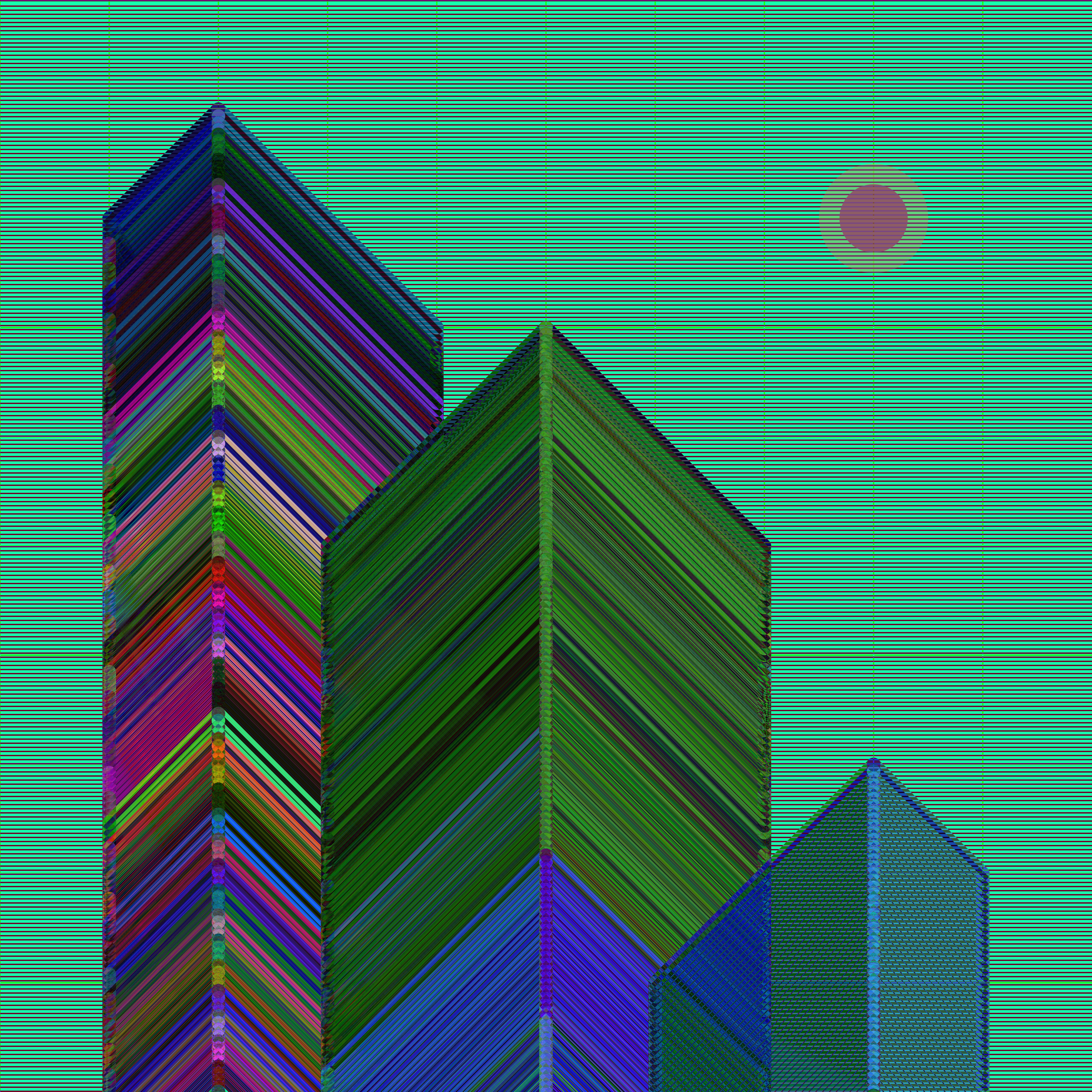 Retro Towers #5 static token preview