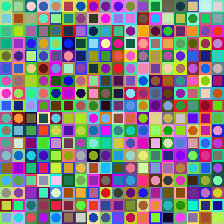 Square Dot Composition #272 static token preview