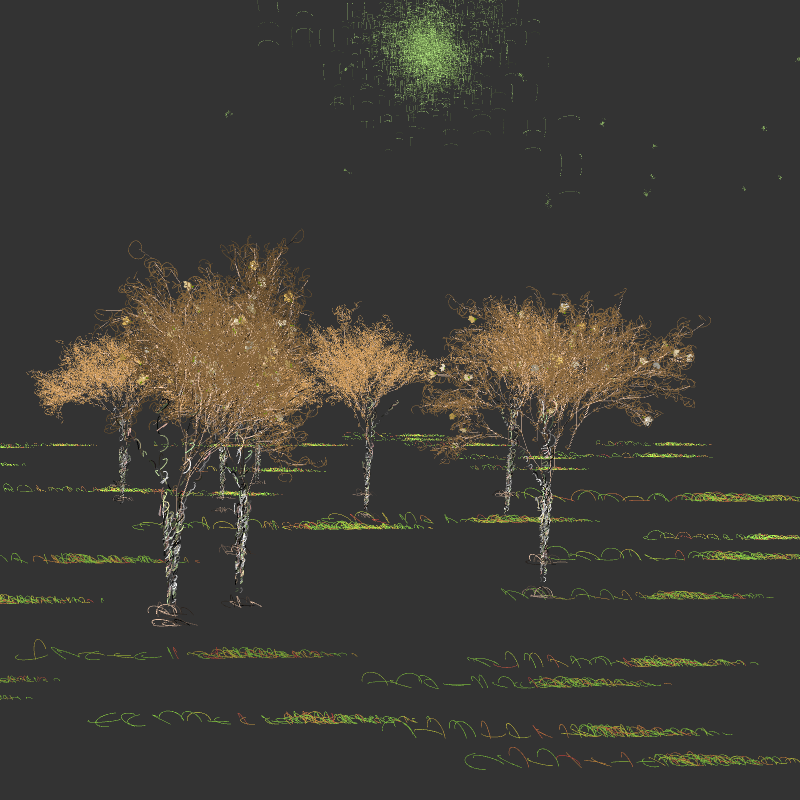 Black winter forest #21 static token preview