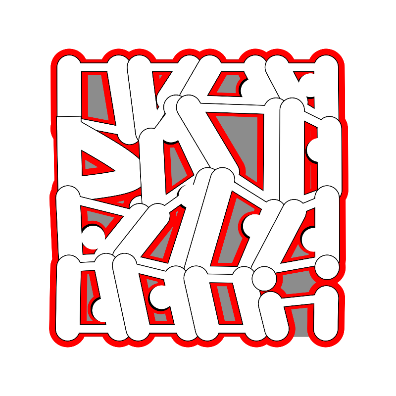 "Alphabetic signs" -WHITE TEST- (Preview) #9 static token preview