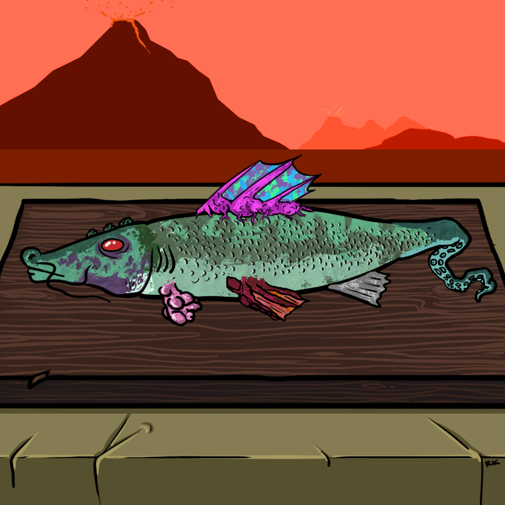 Monstrous Catch #19 static token preview