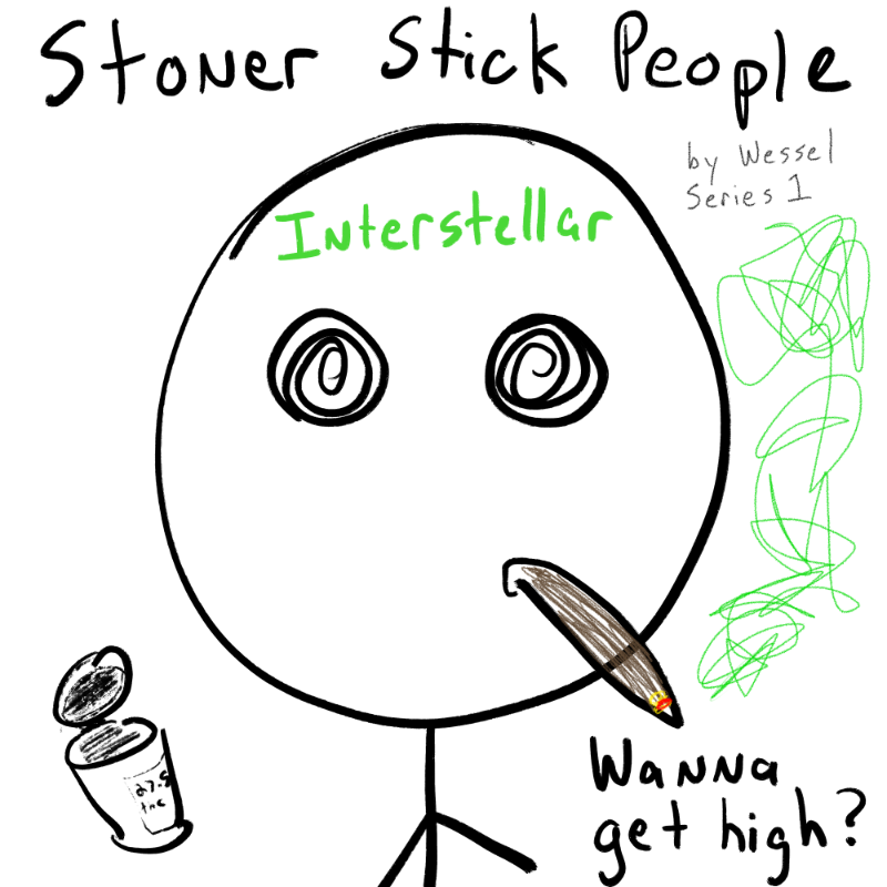 Stoner Stick People #17 static token preview
