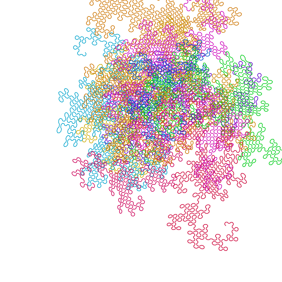 Dragon Curve Vortex #25 static token preview