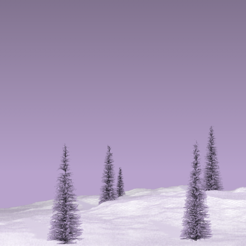 Snowy Hills #13 static token preview