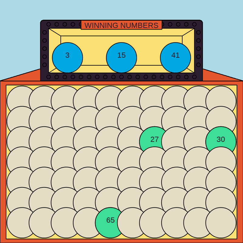 NFT Millions Lotto 03 #8 static token preview
