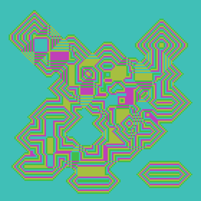 Superimposed Octagonal Pyramids #7 static token preview