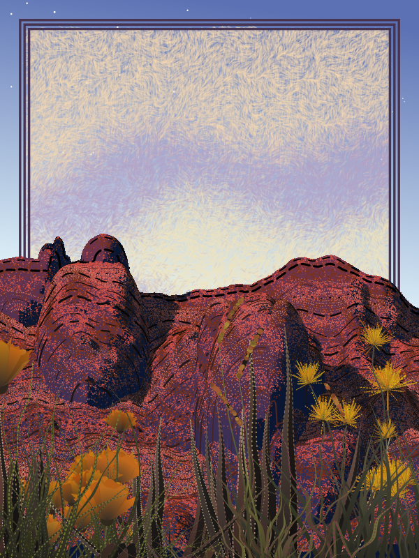Desert Sun Rising #18 static token preview