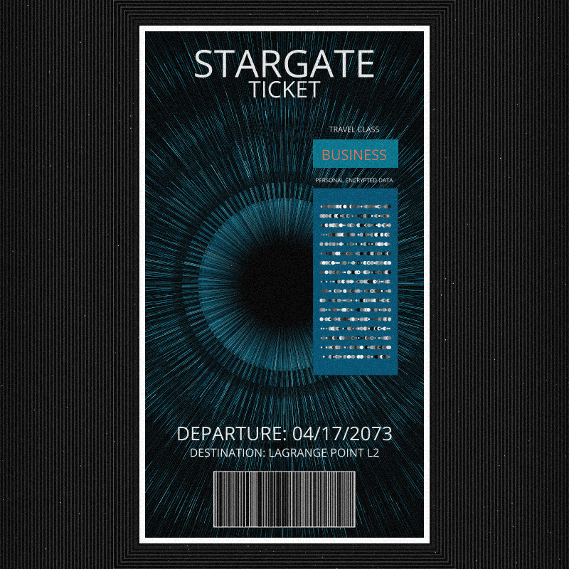 Stargate Ticket #17 static token preview