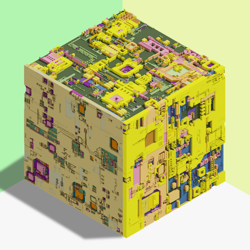 Cube generative #5 static token preview