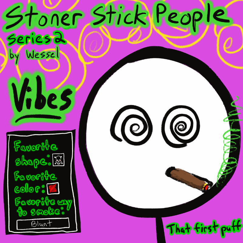 Stoner Stick People Series 2 #8 static token preview