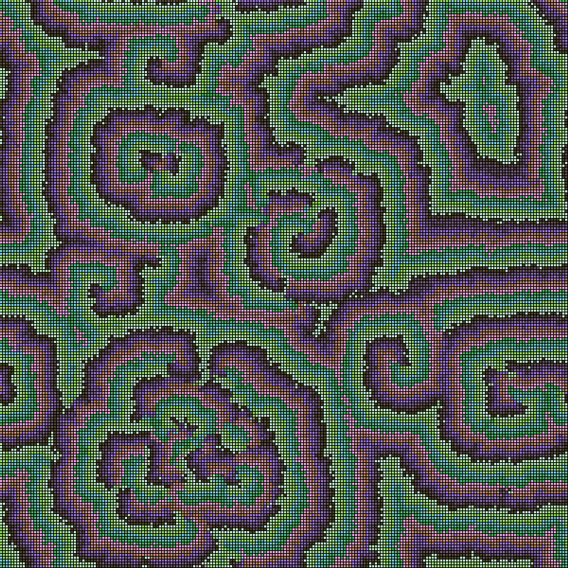 Reaction Diffusion Cellular Automata #2 static token preview
