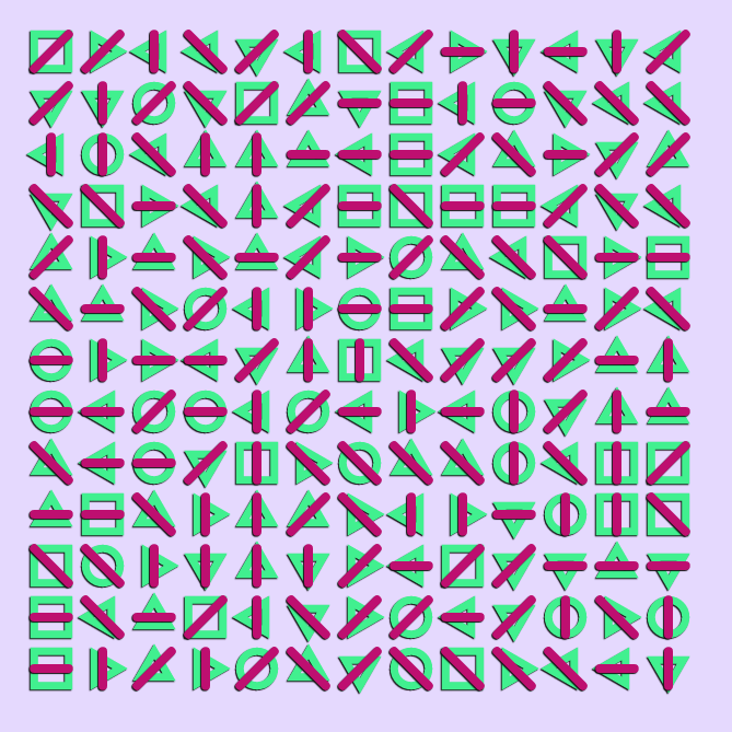 Geometric abstraction #16 static token preview